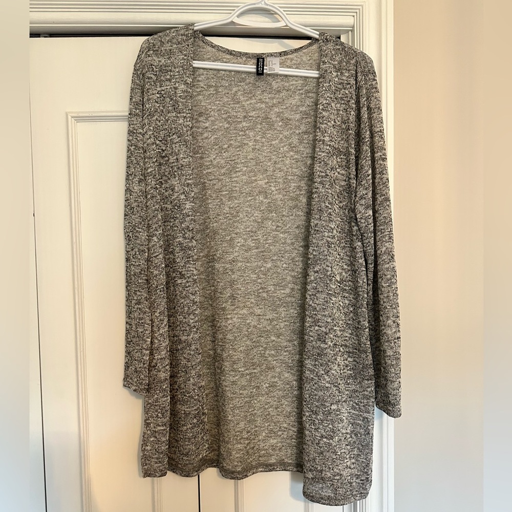 Heather Grey Cardigan